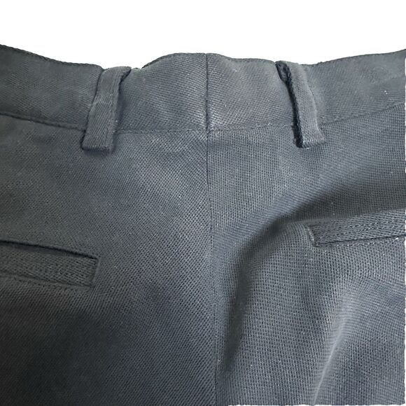 Tommy‎ Bahama Men’s Silk Pleated Dress Pants 36 Navy Black Textured Relaxed Fit - Picture 9 of 12